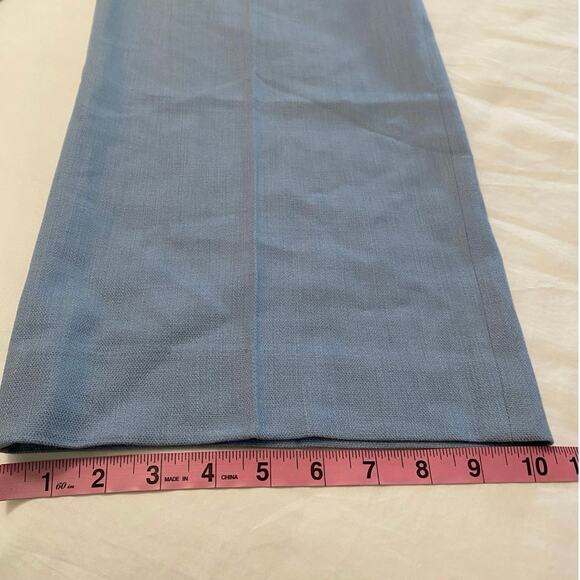 Reiss June Pleated Front Wide Leg Pants Blue Size 8 - Picture 6 of 11